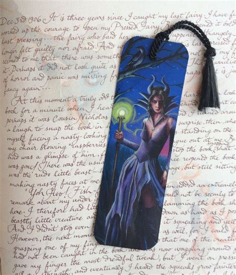 Explore the Mysterious Allure of the Maleficent Witch Bookmark